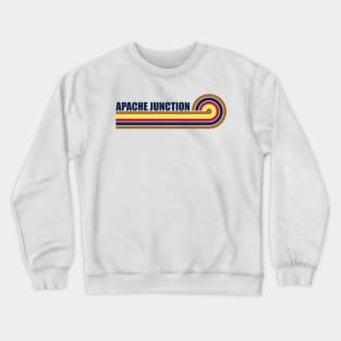 Apache Junction Arizona horizontal sunset Crewneck Sweatshirt